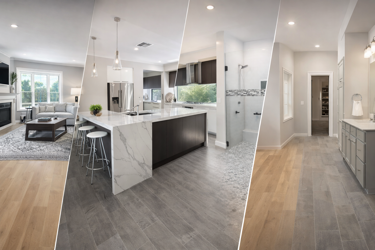 Kitchen, bathroom, and flooring remodeling by ABC Austin Home Renovations in Austin Texas