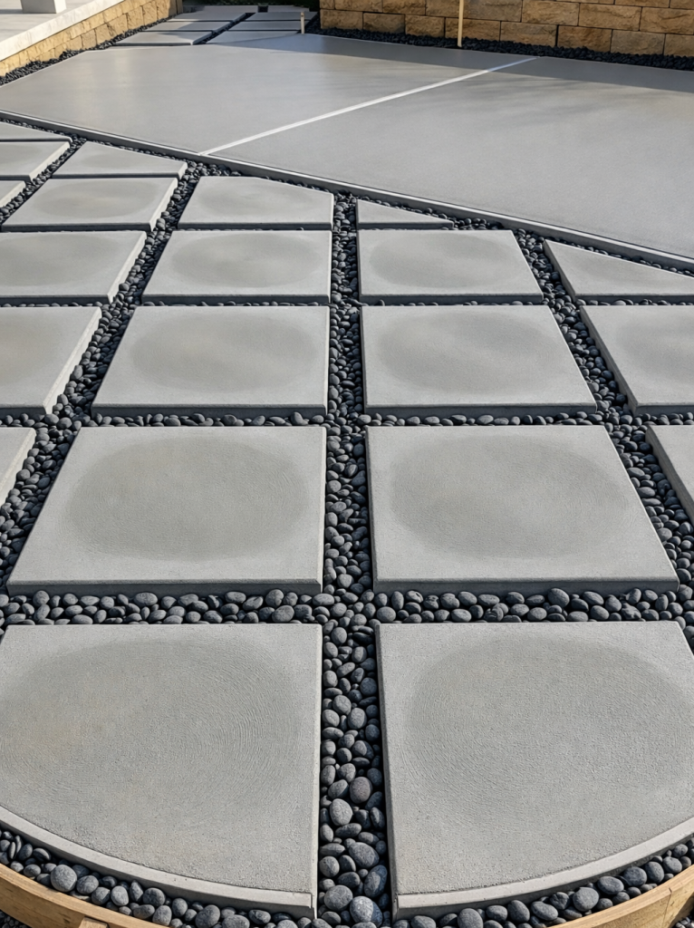 Concrete patio installation contractor in Austin TX