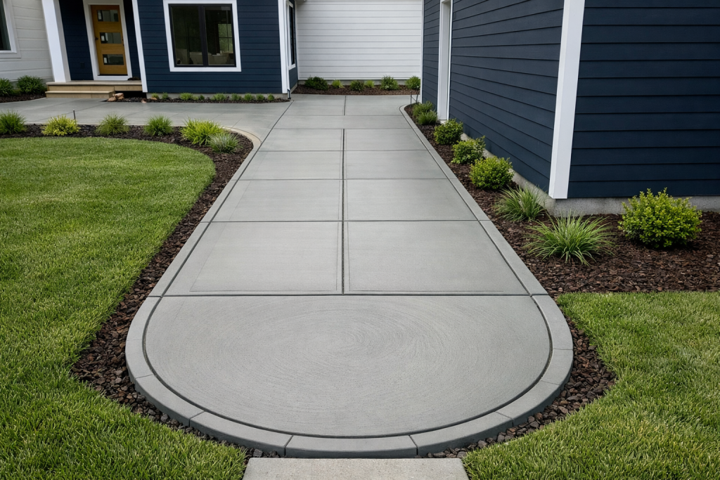 Professional concrete installation contractor Austin TX