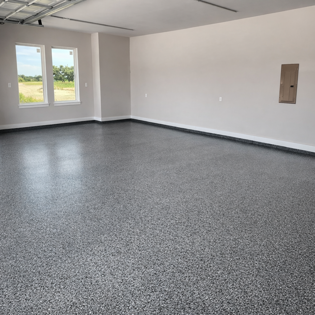 Epoxy concrete floor installation in Austin, TX