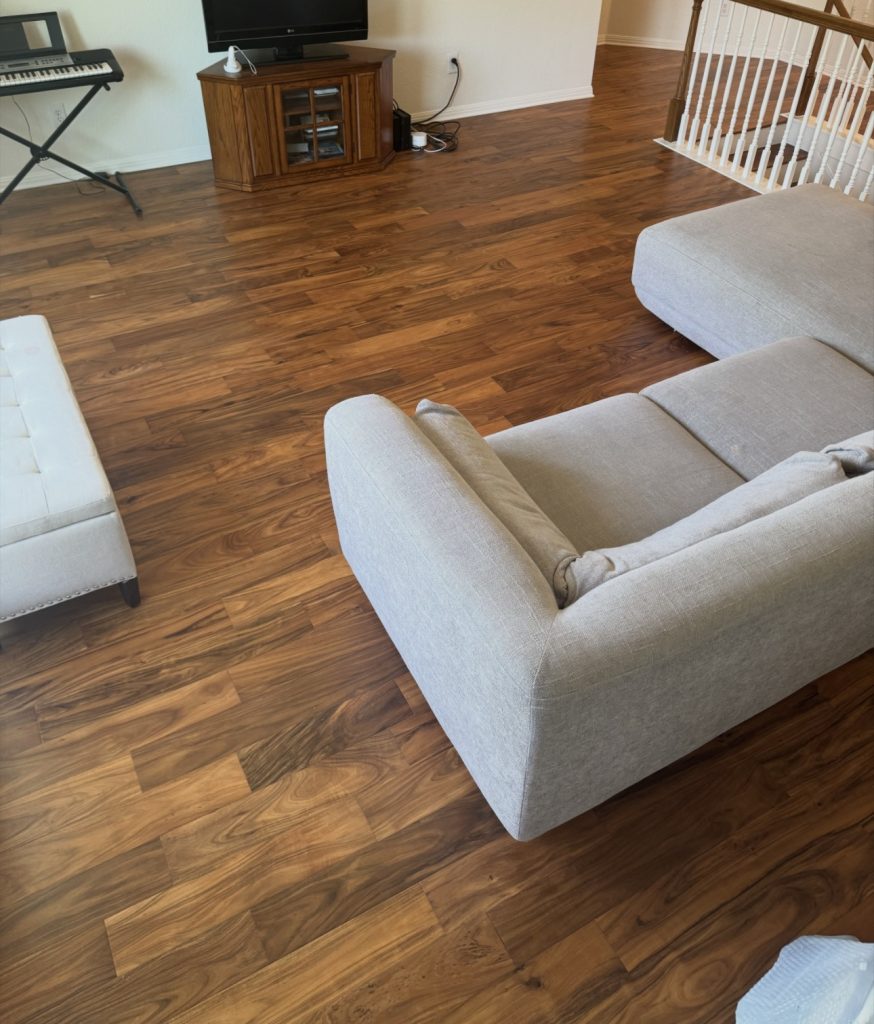 Hardwood Floor Installation in Austin TX livinig room by ABC Austin Home Renovations