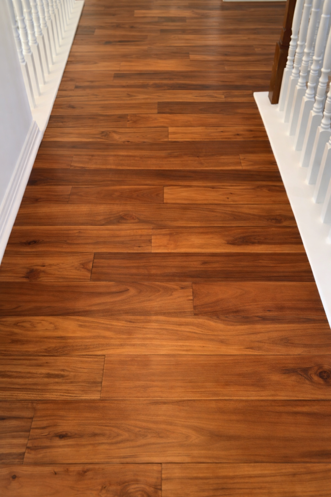 Hardwood flooring installation in hallway Austin, TX by ABC Austin Home Renovations