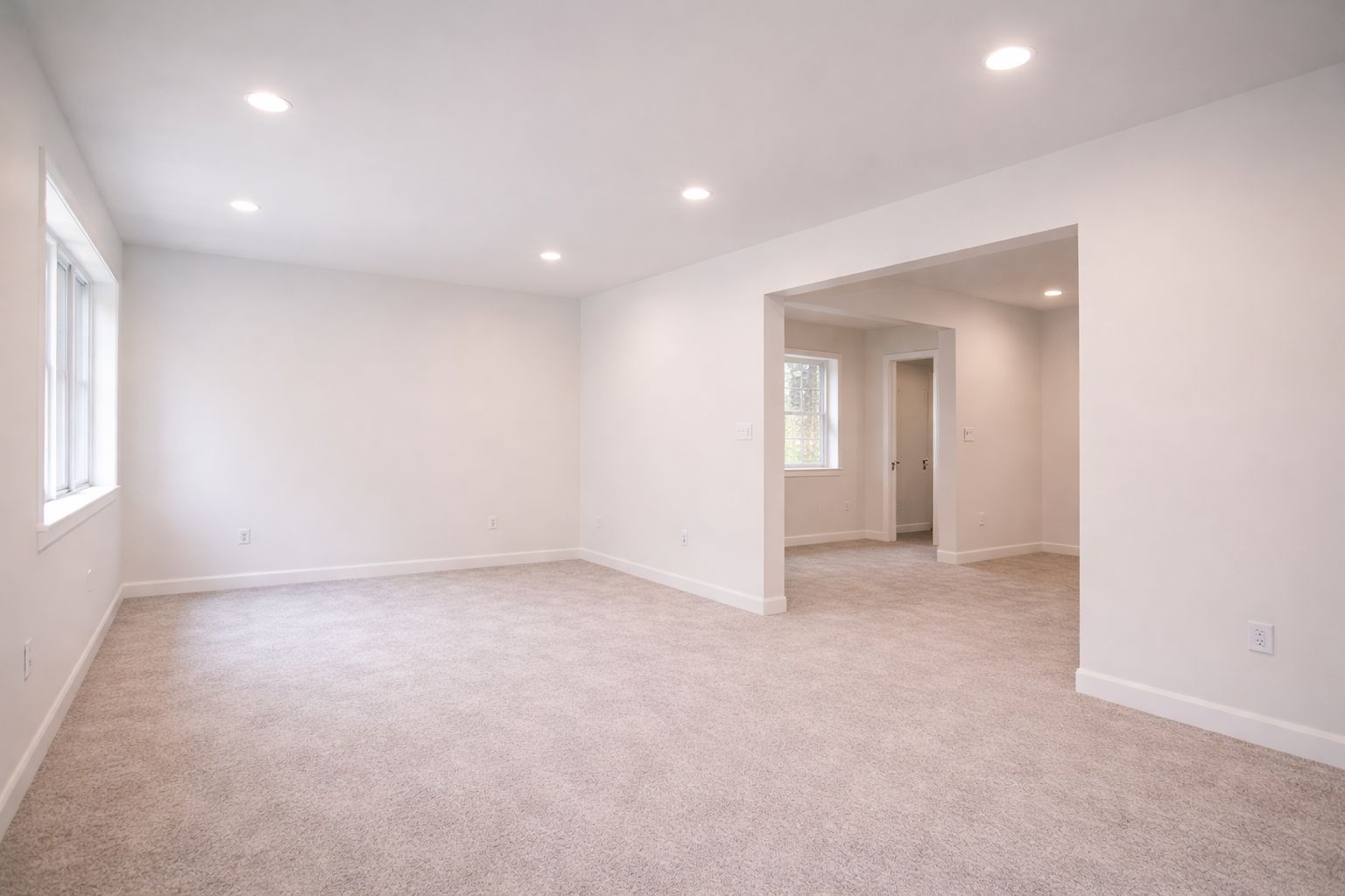 Finished drywall installation and repair in Austin TX smooth walls texture matching interior